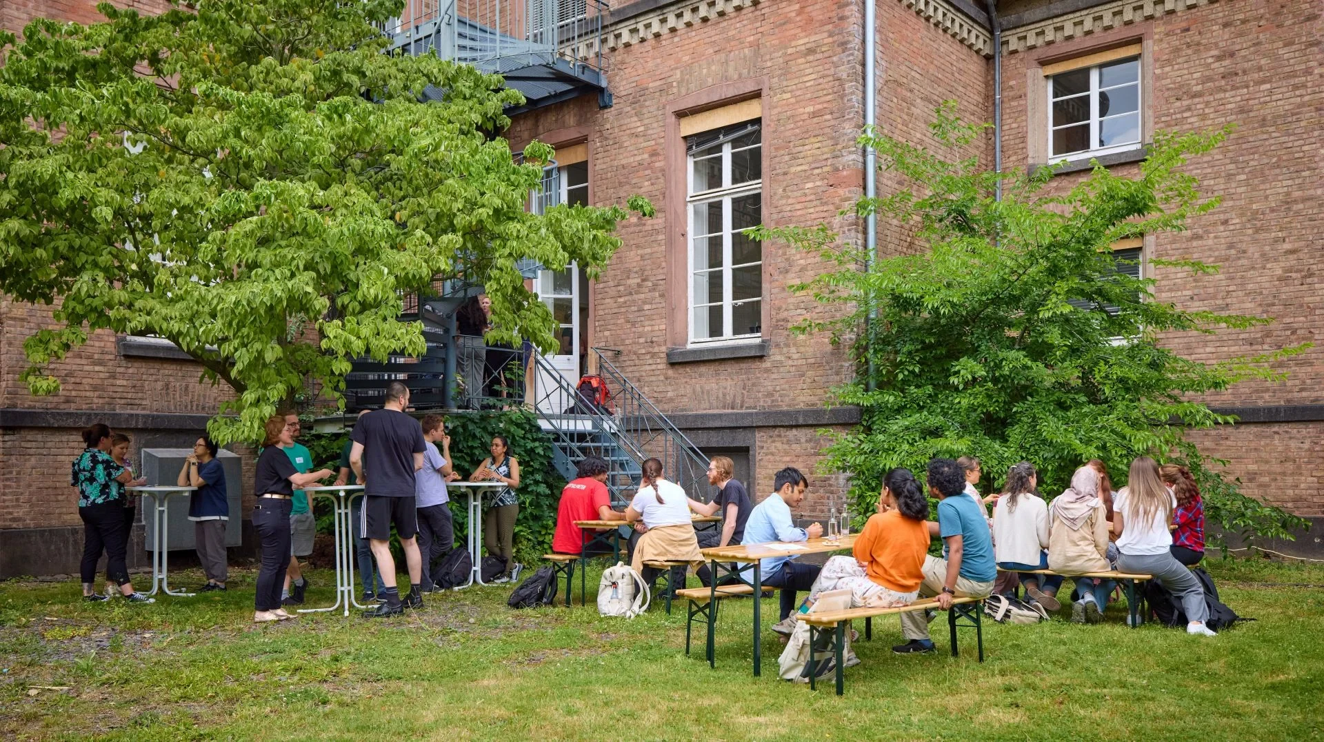 Enjoying a break at the Alte Sternwarte