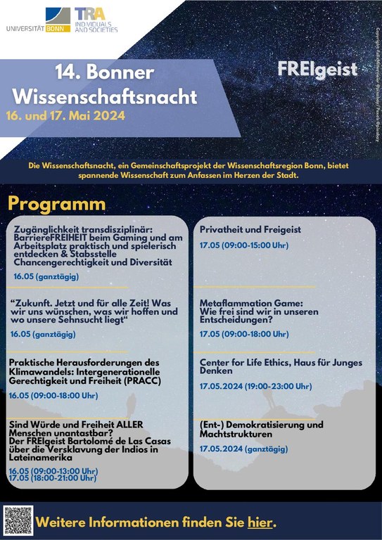 Programm Wissenschaftsnacht 2024