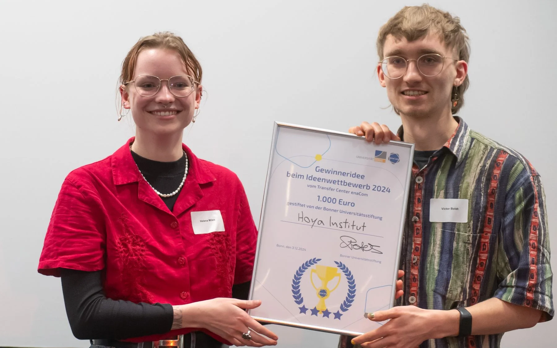 Helena Miles und Victor Boldt