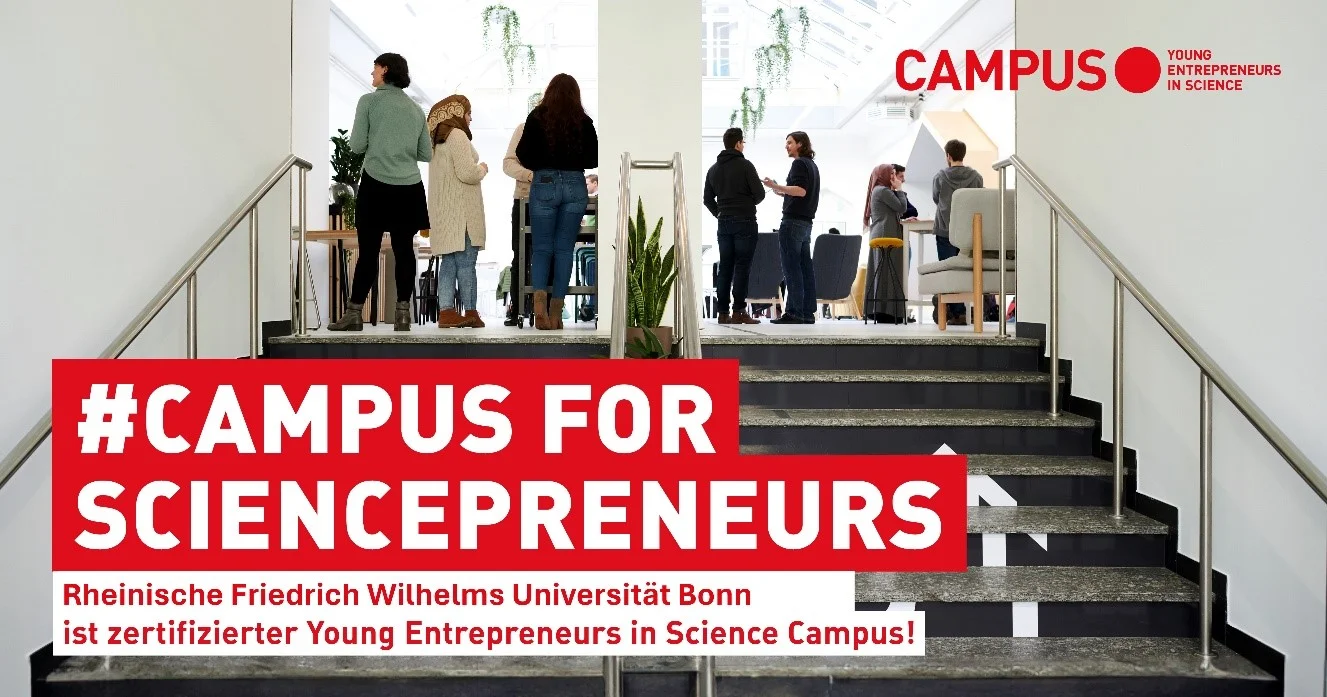 Uni Bonn ist Campus for Sciencepreneurs
