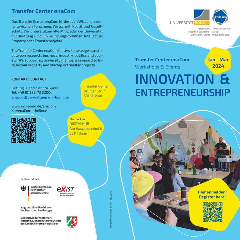 enaCom Veranstaltungsprogramm Januar bis März 2024