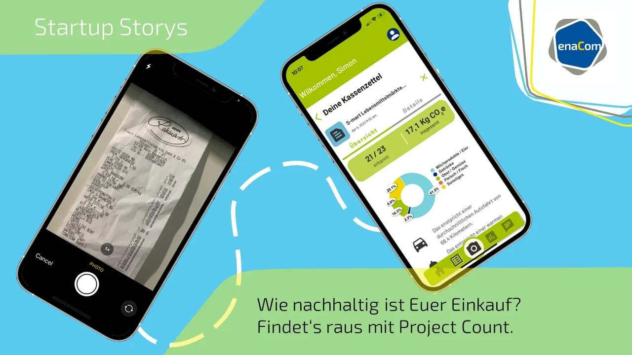 Die Project-Count-App misst den CO2-Fußabdruck von Lebensmitteln