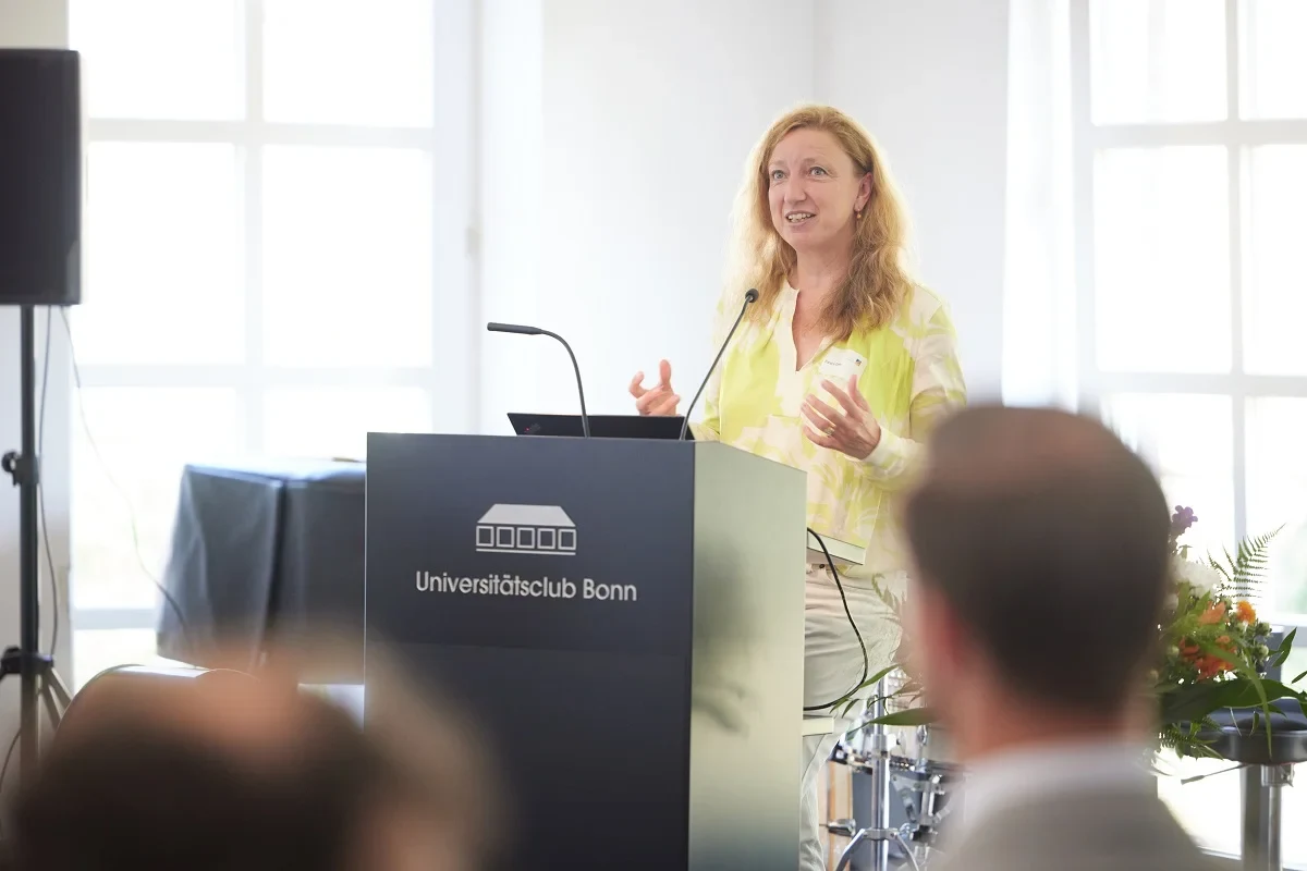 Begrüßung von Sandra Speer, Leiterin Transfer Center enaCom