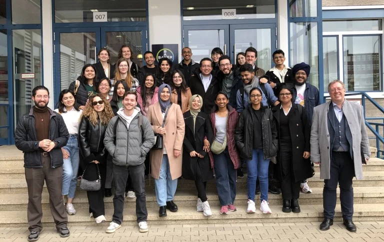 b-it students at Bayer Campus during the much informative and insightful visit