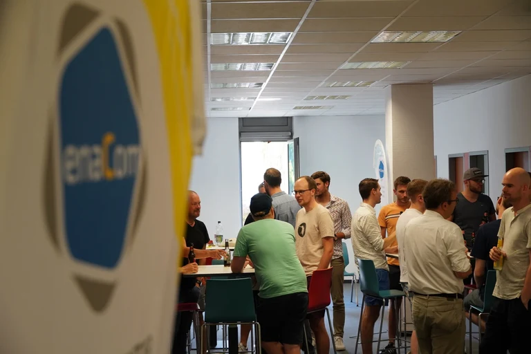 Gute Stimmung auf dem Bergfest zur Wochenmitte der Summer School.