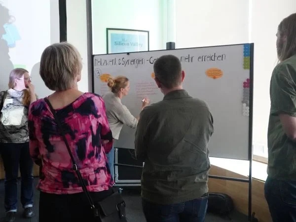 Diskussion beim World Café