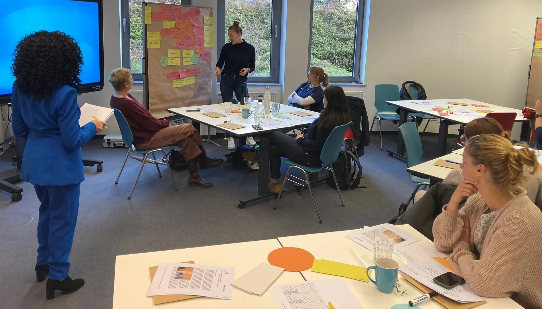 Teilnehmerinnen beim Workshop des Transfer Centers enaCom und des Gleichstellungsbüros