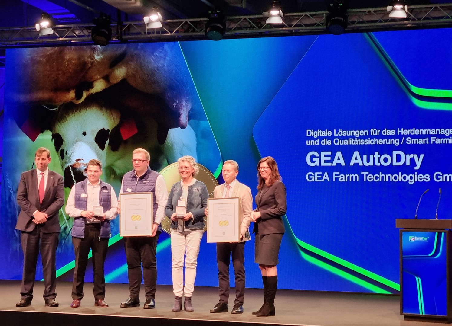 Auszeichnung auf der europäischen Messe für Nutztierhaltung „EuroTier“ in Hannover