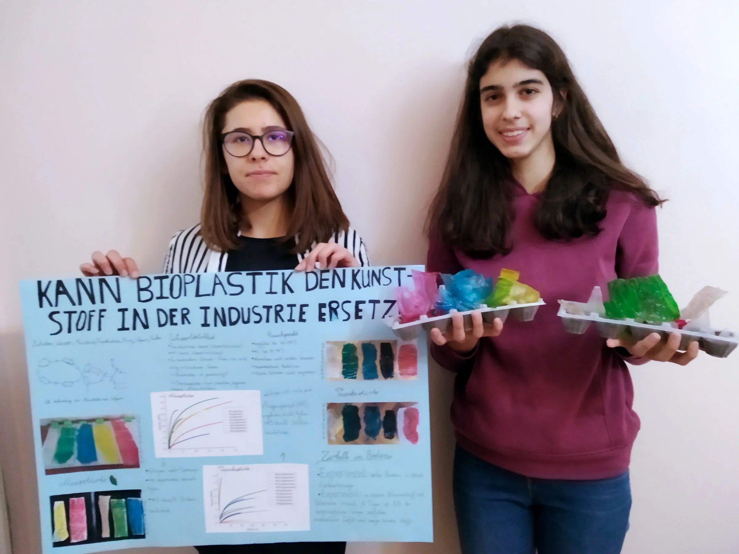 Boyana Ruseva (16) und Lozena Dontcheva (16)