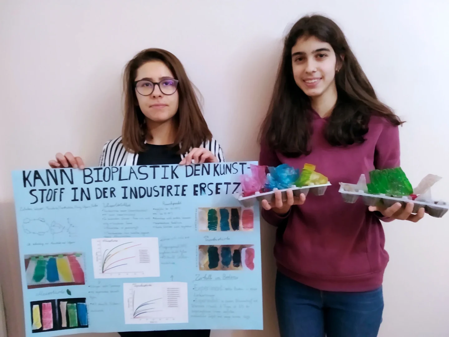 Boyana Ruseva (16) und Lozena Dontcheva (16)