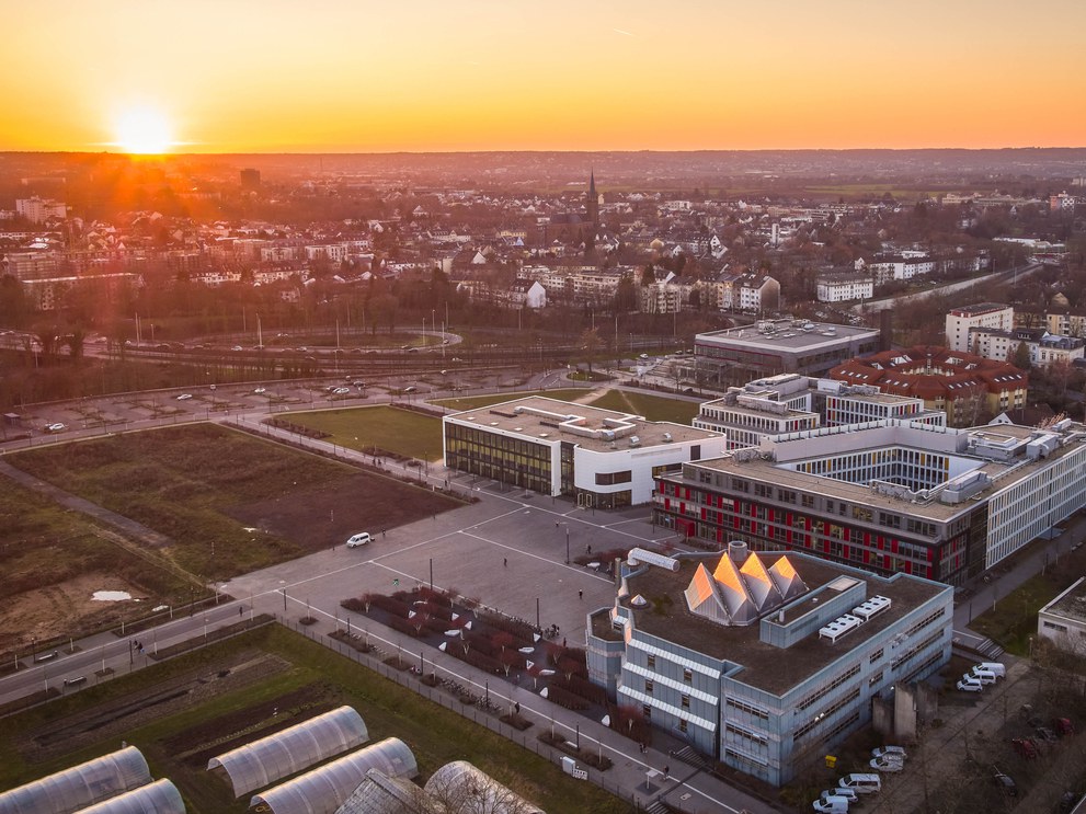 Der zentrale Platz des Campus Poppelsdorf soll der Standort des Lehr- und Forschungsforums werden.