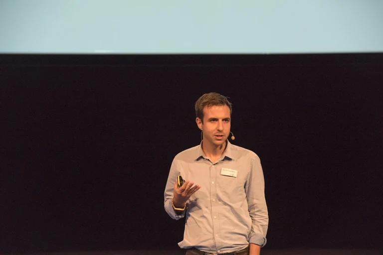 Philipp Strack bei einem Vortrag an der Bonn Graduate School of Economics der Universität Bonn.