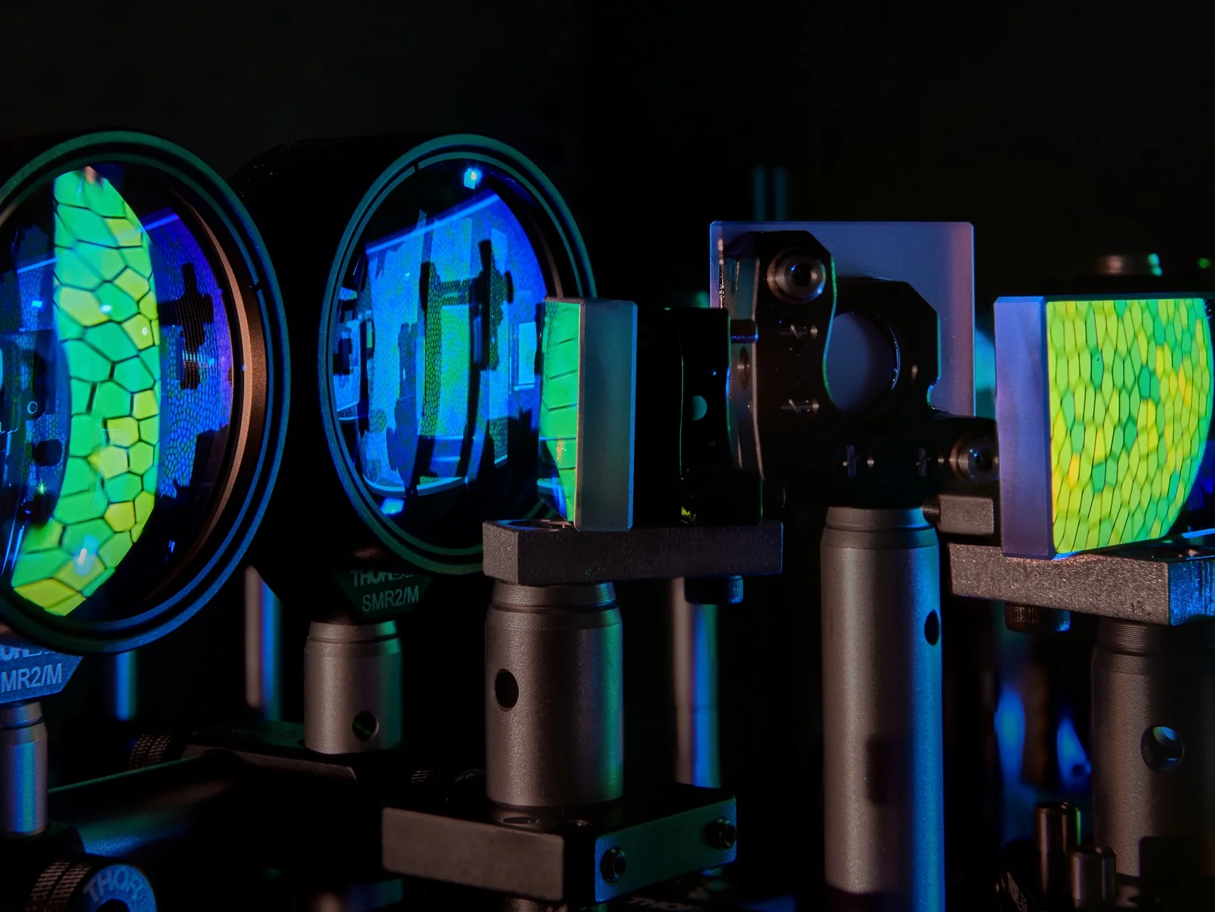 Im Labor der Adaptiven Optiken an der Bonner Universitäts-Augenklinik: