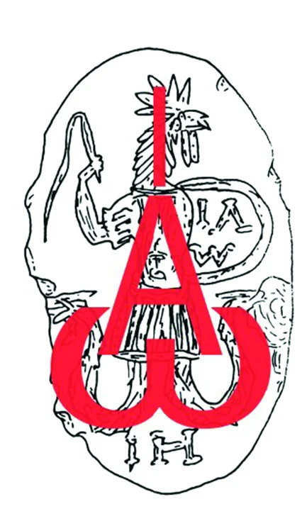 Umrisszeichnung einer antiken Gemme