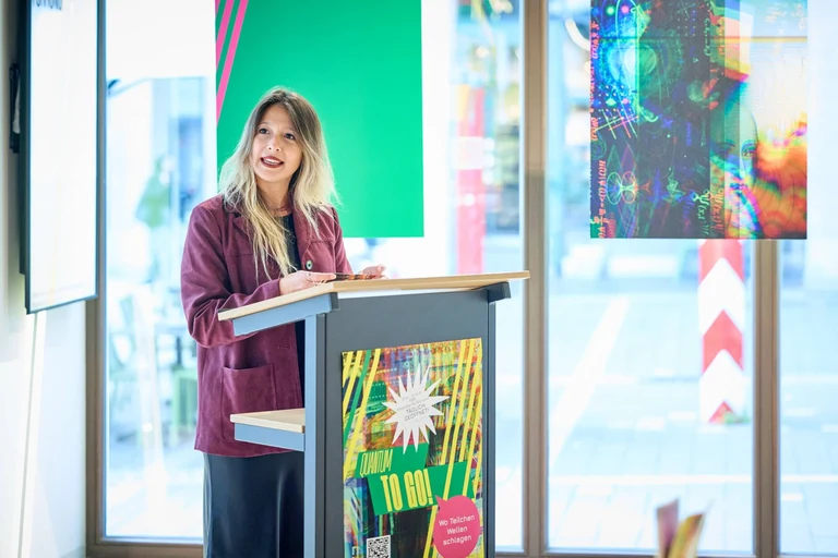 Eröffnung der Quantum to go-Ausstellung am 11. September