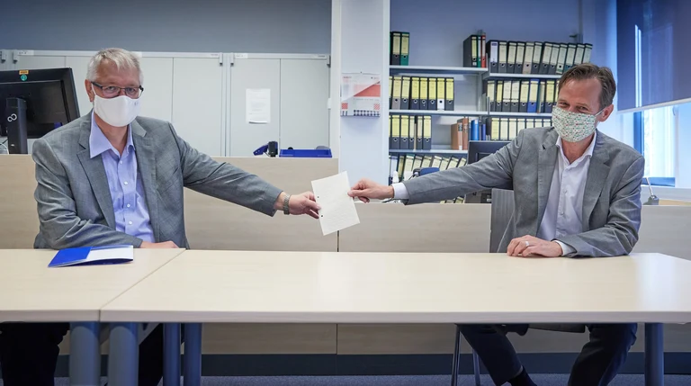 Der Abschiedsbrief in der ULB.