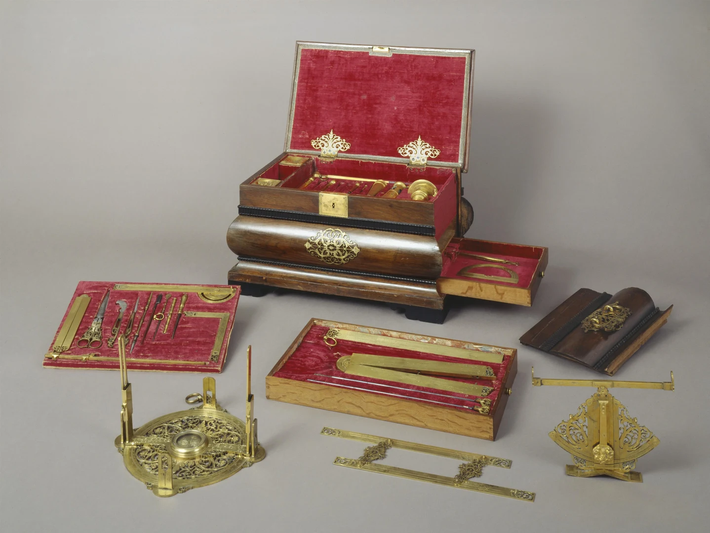 Mathematik-Koffer von 1686