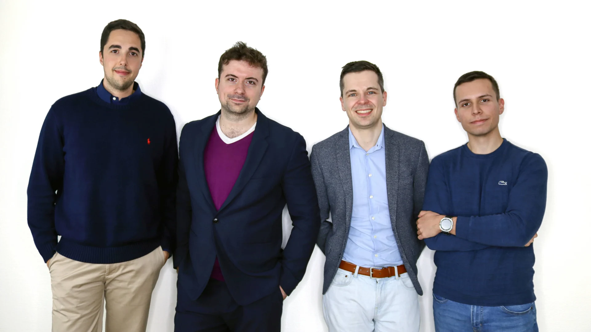 Das Team von Heinzel AI (in der Mitte)