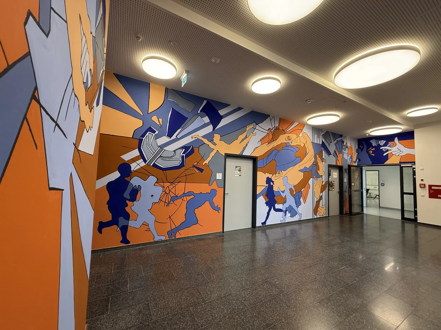 Kunst der Alanus Hochschule in der Teilchenphysik der Universität Bonn: