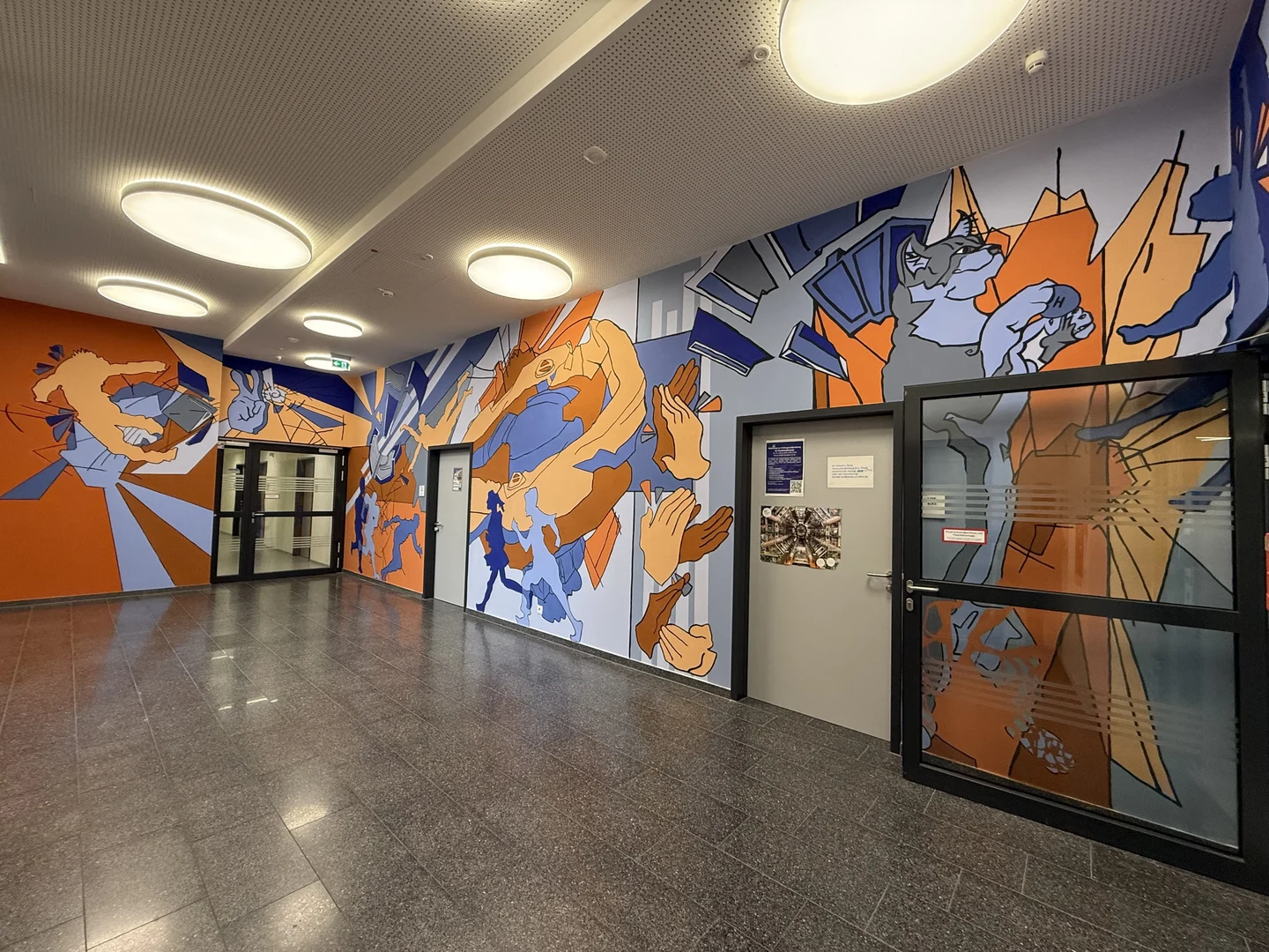 Kunst der Alanus Hochschule in der Teilchenphysik der Universität Bonn: