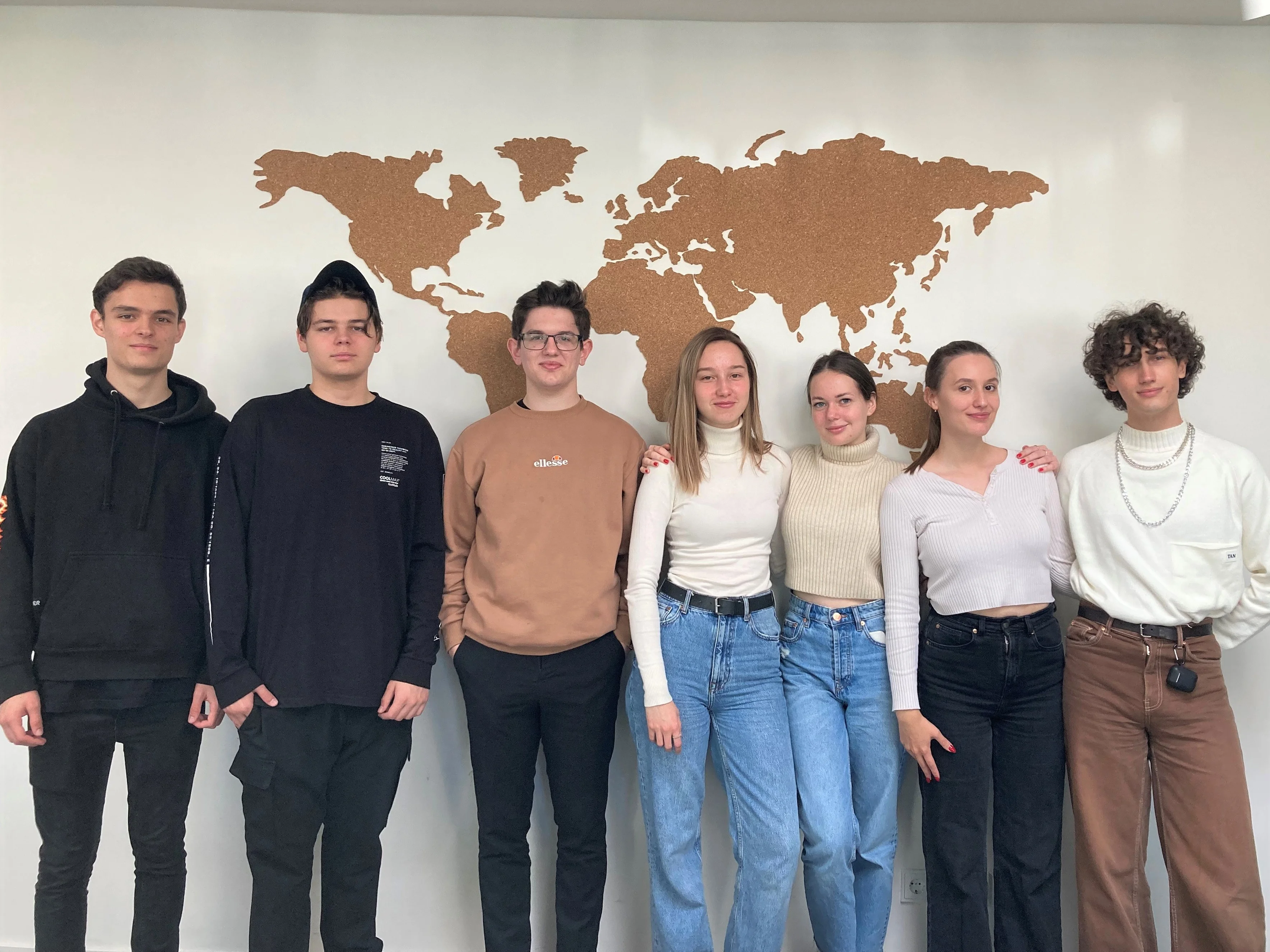 Begrüßung der ukrainischen Studierenden im Internationalen Club der Universität.