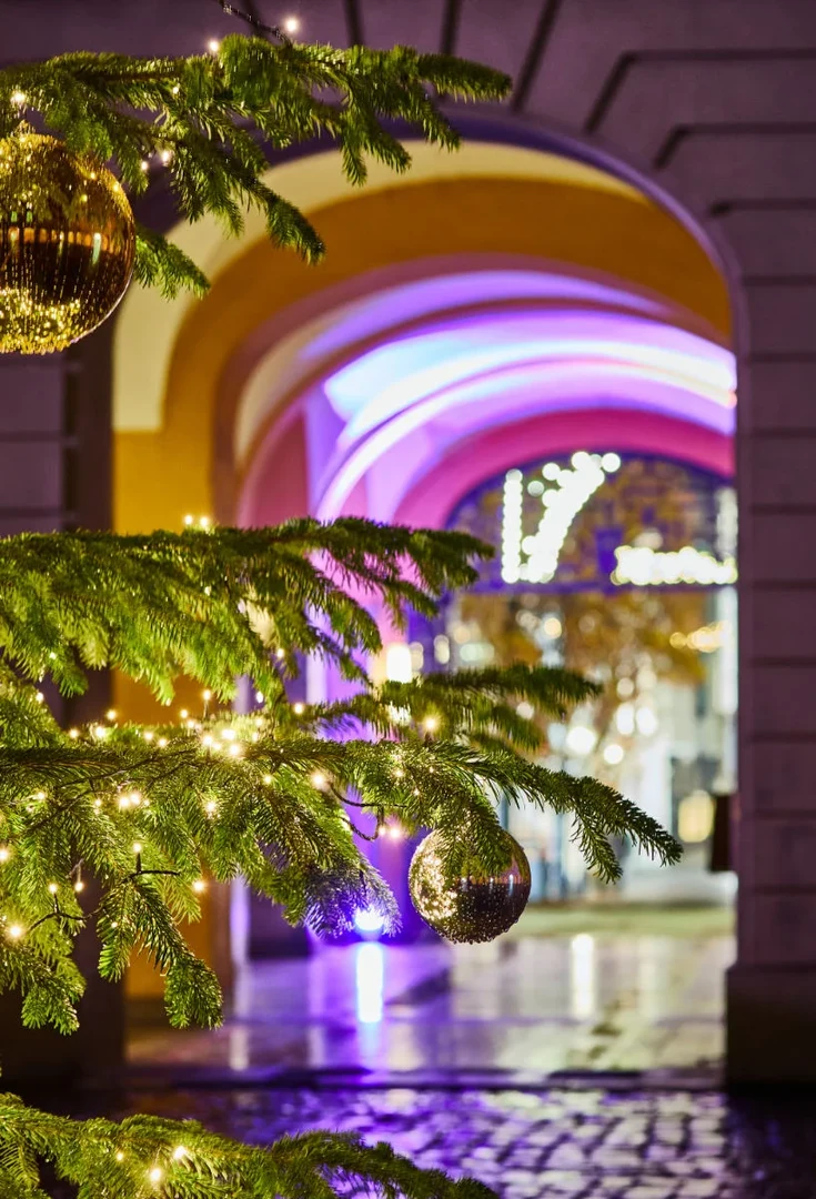 Kugel am Weihnachtsbaum