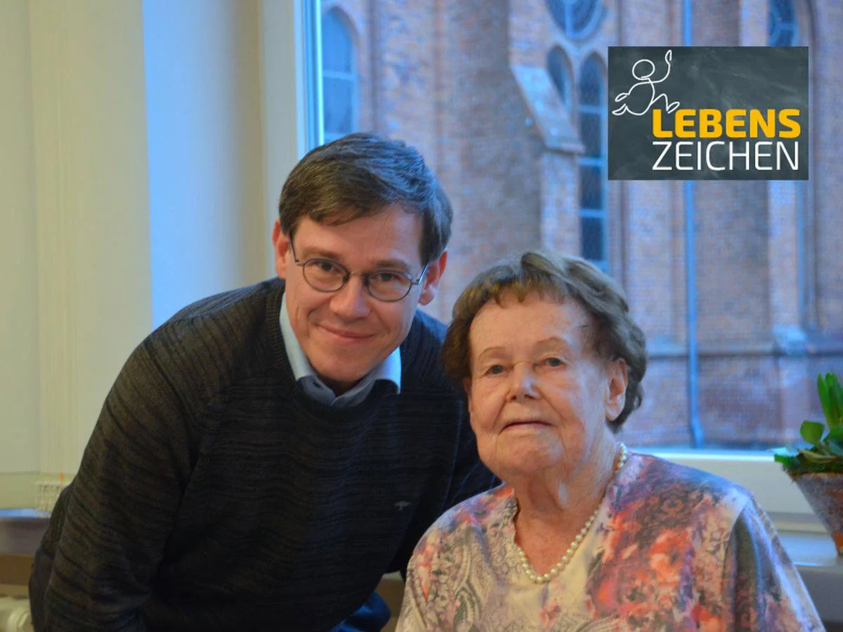 Reinhard Zöllner und seine Mutter