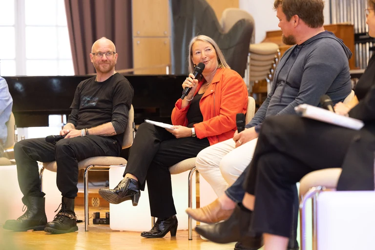 Bei der Podiumsdiskussion „Vielfalt und Familie“
