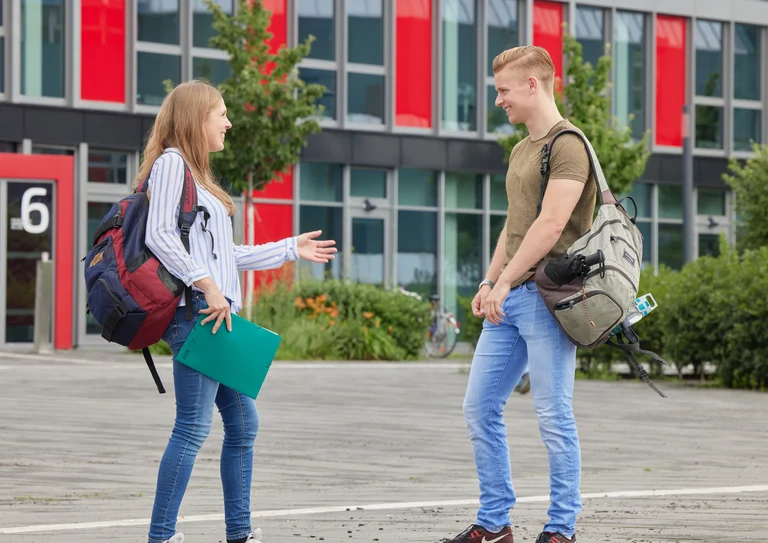Auf dem Campus Poppelsdorf