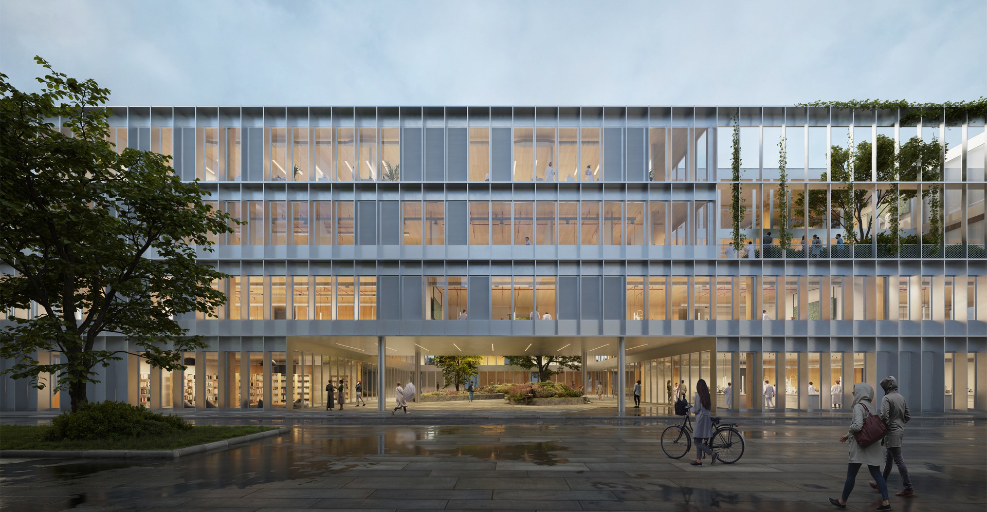So könnte das zukünftige Allgemeine Verfügungszentrum der Universität Bonn aussehen. Fünf naturwissenschaftliche Institute sollen dort untergebracht werden.