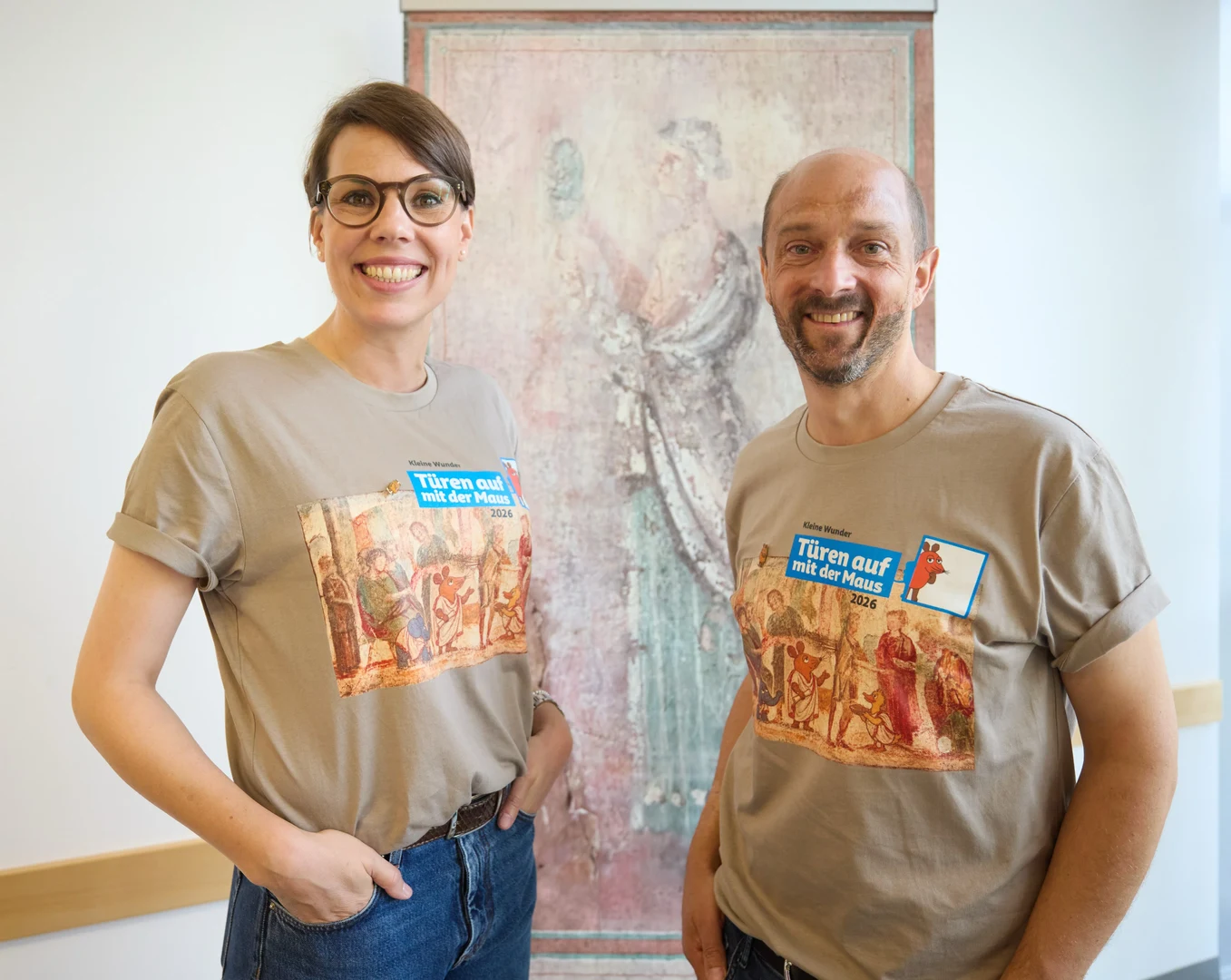 Das Organisatorenteam von KONTRAST: Prof. Caroline Teschmer und Prof. Jan Rüggemeier