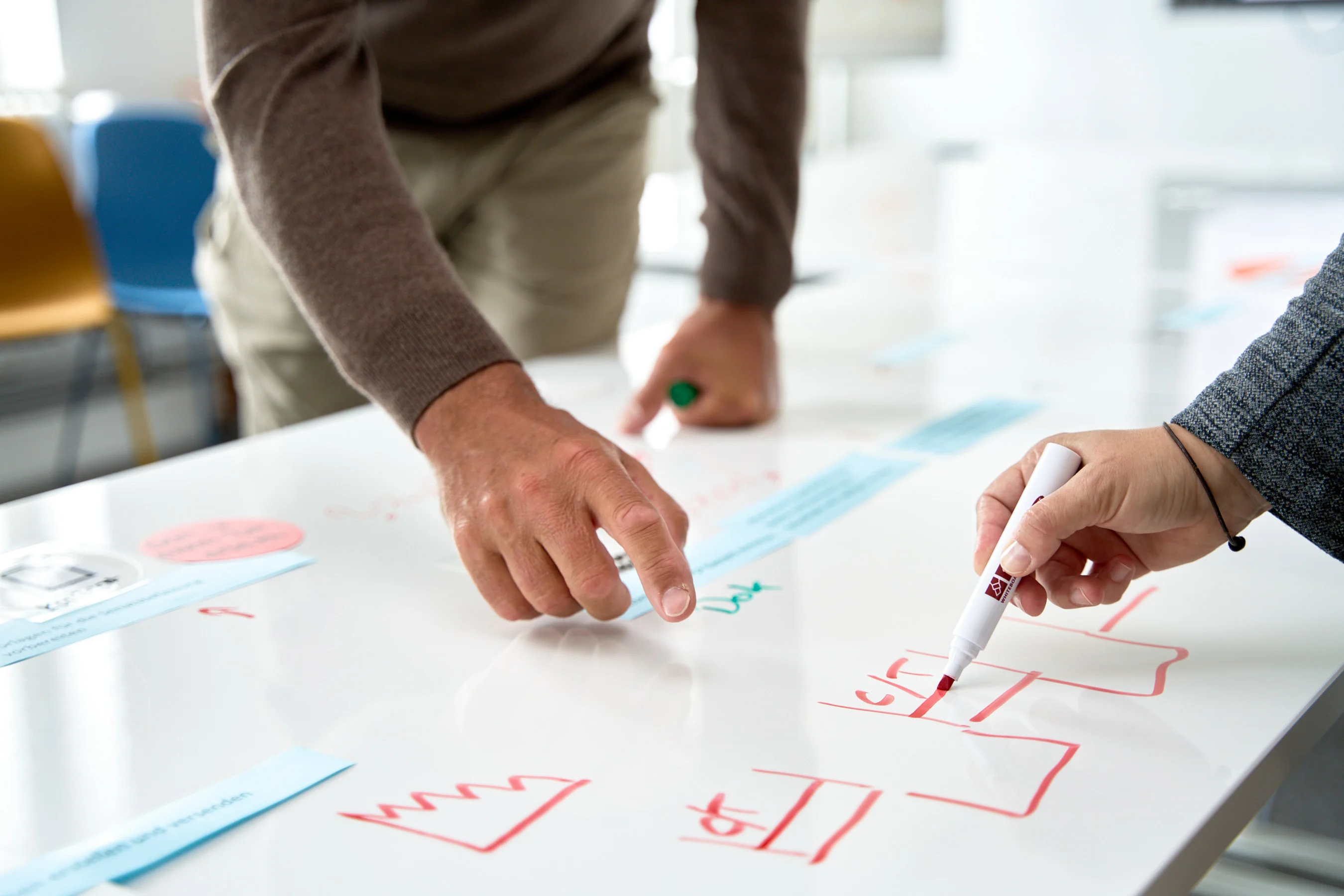 Shaping processes together.