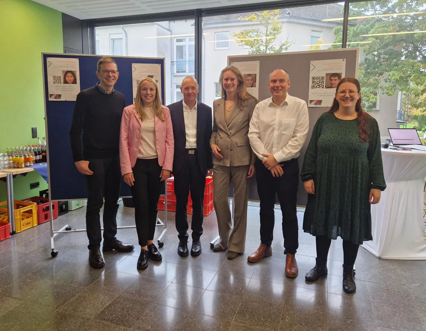 Bei der offiziellen Eröffnung der Beratungsstelle zum Schutz vor sexualisierter Diskriminierung und Gewalt: