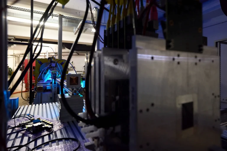 Die Beamline im ELSA