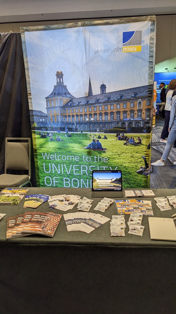 Die Universität Bonn präsentiert sich auf der Konferenz deutschen und amerikanischen Forschenden.