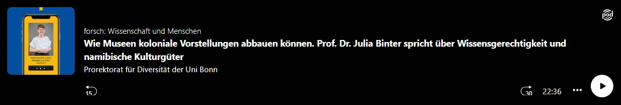 Im Podcast mit Julia Binter