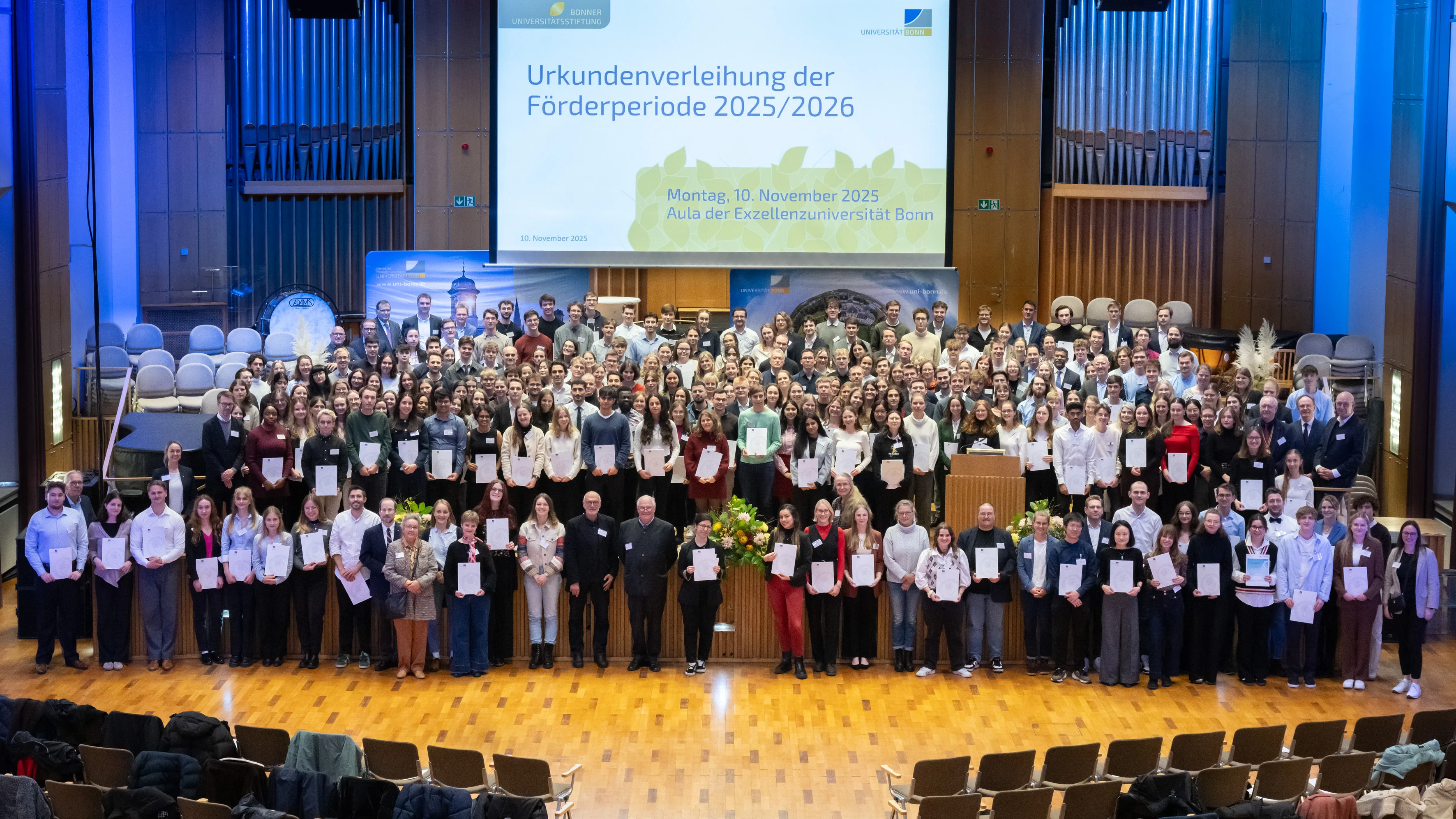 Urkundenverleihung Deutschlandstipendium 2025/26