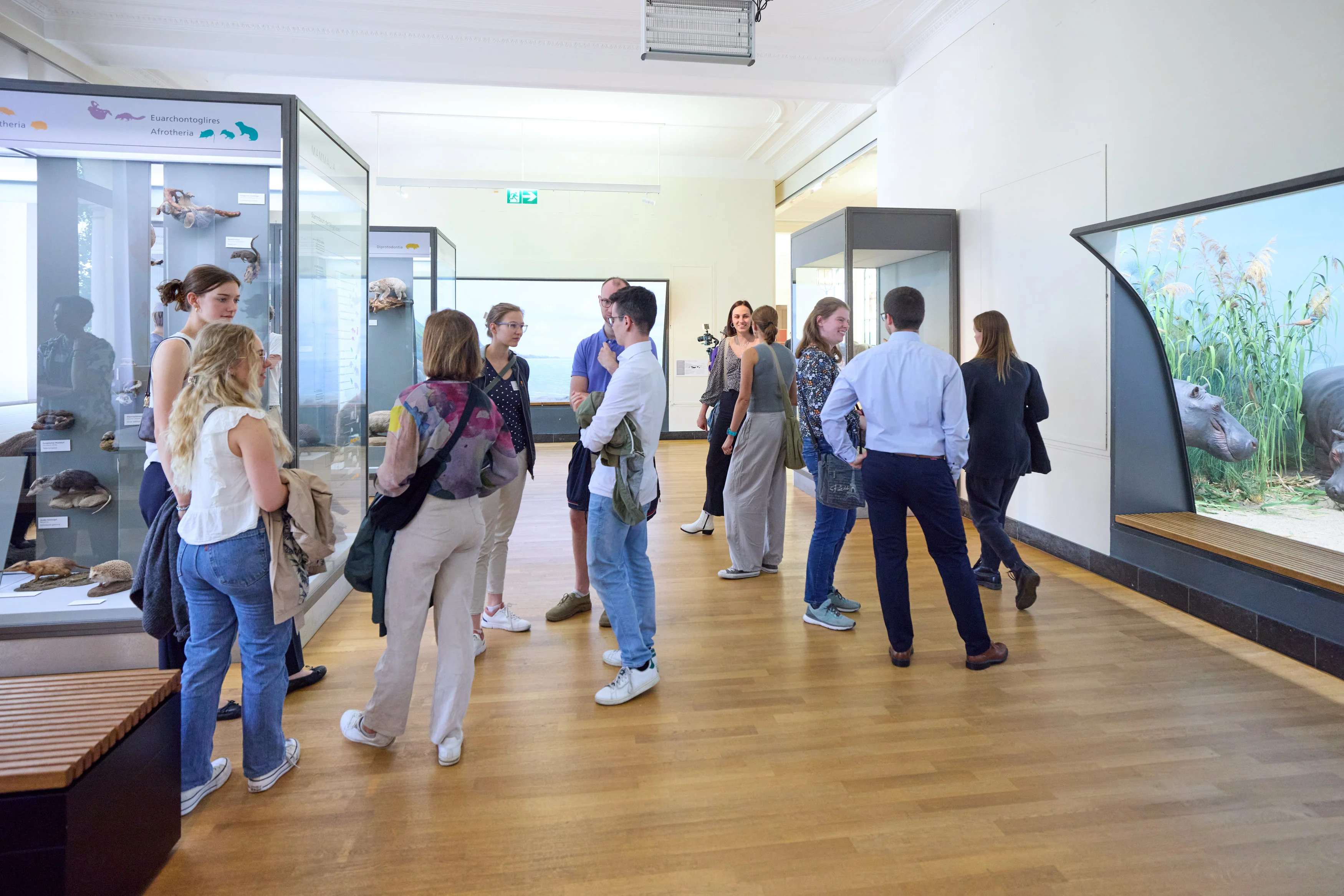 Auch der Austausch zwischen den einzelnen Studierenden und den Förder*innen kam beim Treffen nicht zu kurz