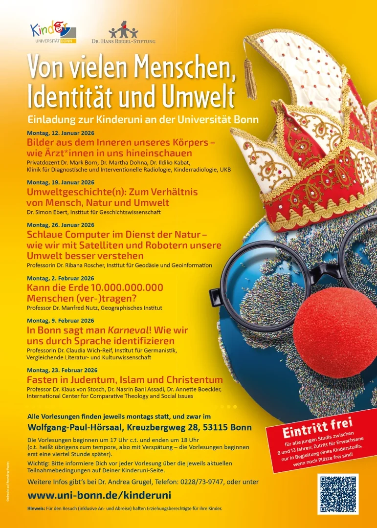 Kinderuni-Programm Wintersemester 2025/2026