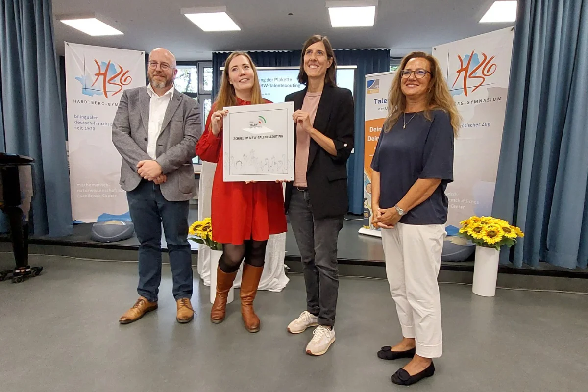Talentscout-Auszeichnung für das Hardtberg-Gymnasium Bonn