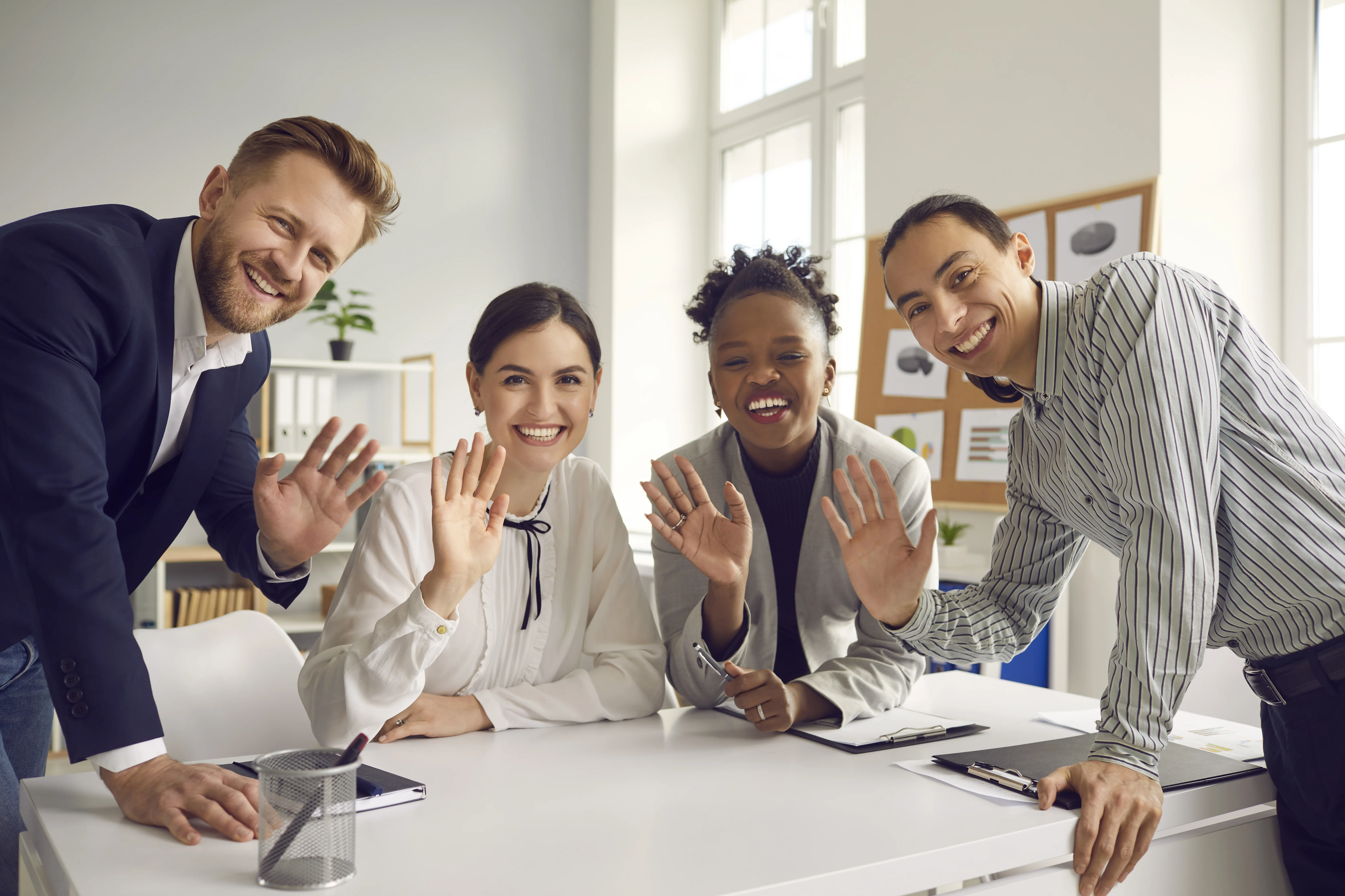 Büro, junge Menschen