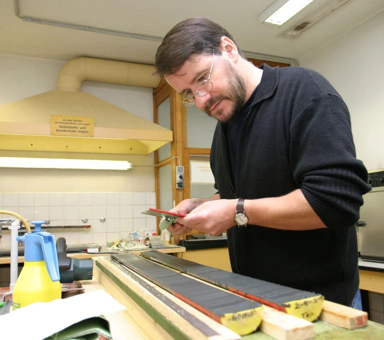 Bild 500.000 Jahre Klimageschichte Jahr für Jahr gespeichert