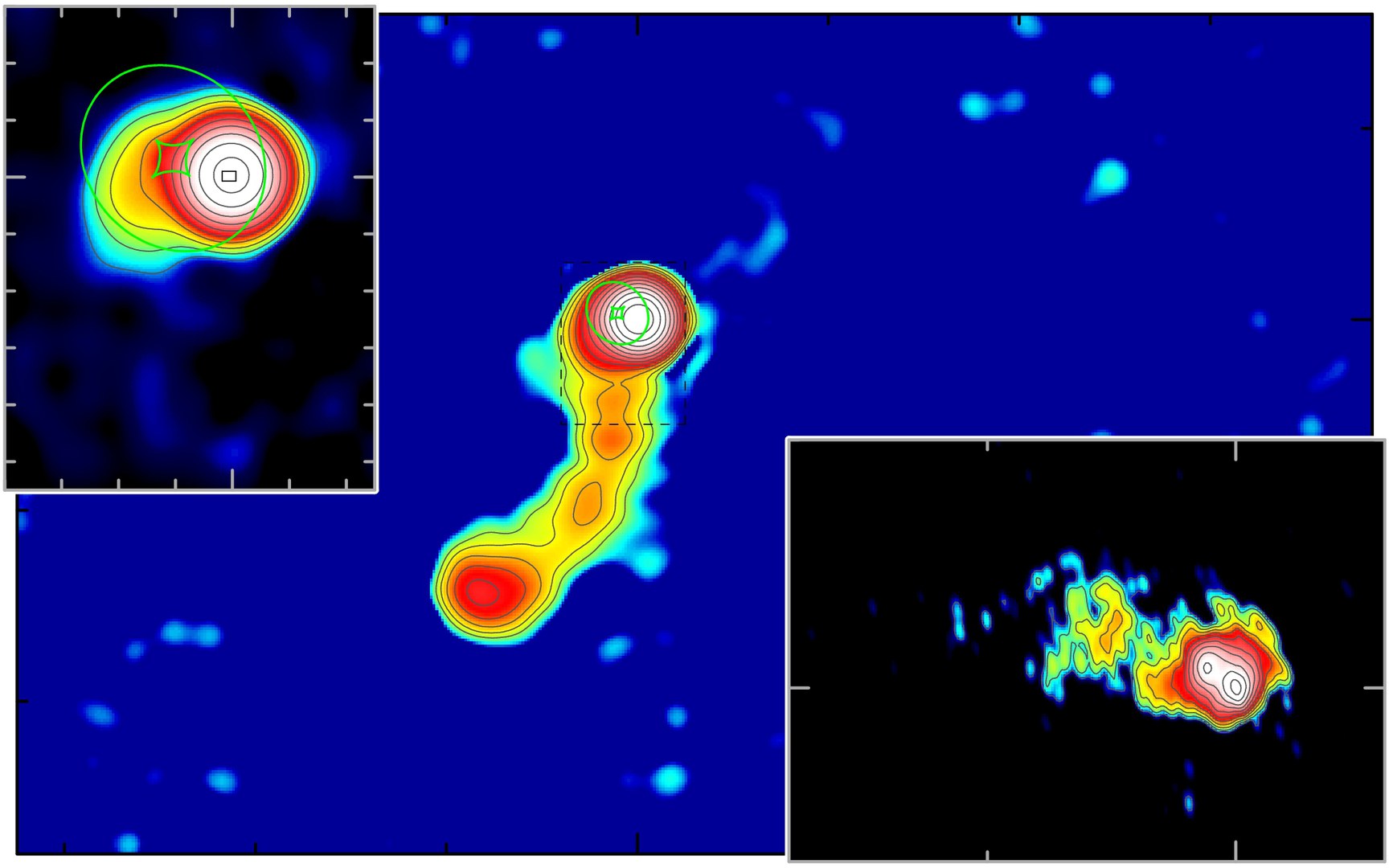 Bild Galaxien aus Milliarden Sternen verbiegen die Raumzeit
