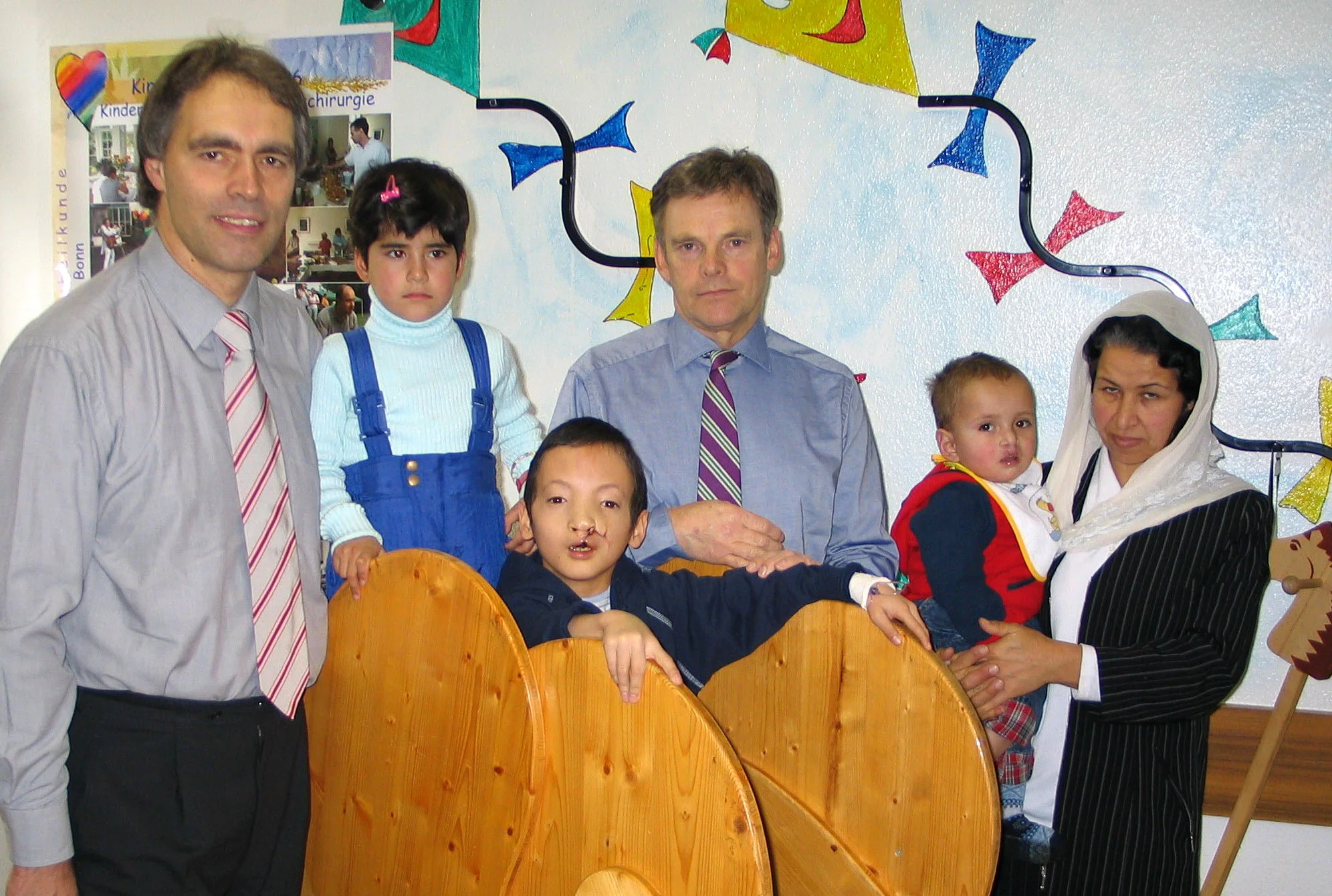 Bild Lippen-Kiefer-Gaumen-Spalte und ein Loch im Herz