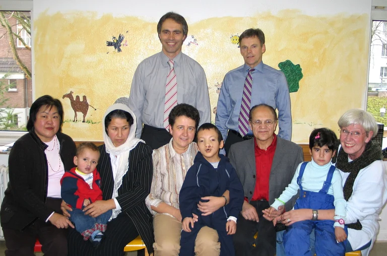 Bild Lippen-Kiefer-Gaumen-Spalte und ein Loch im Herz