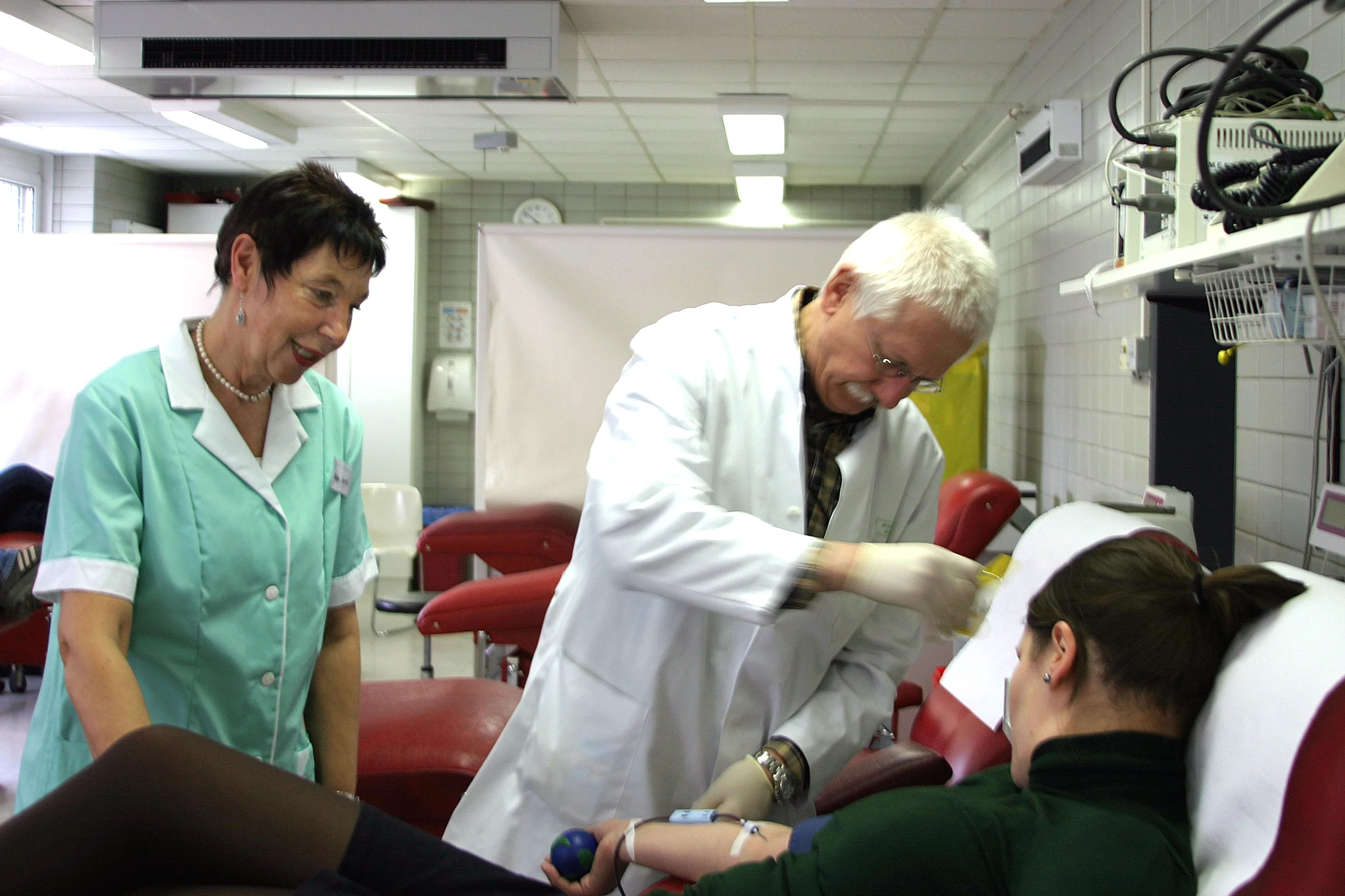 Grüne Damen und Herren