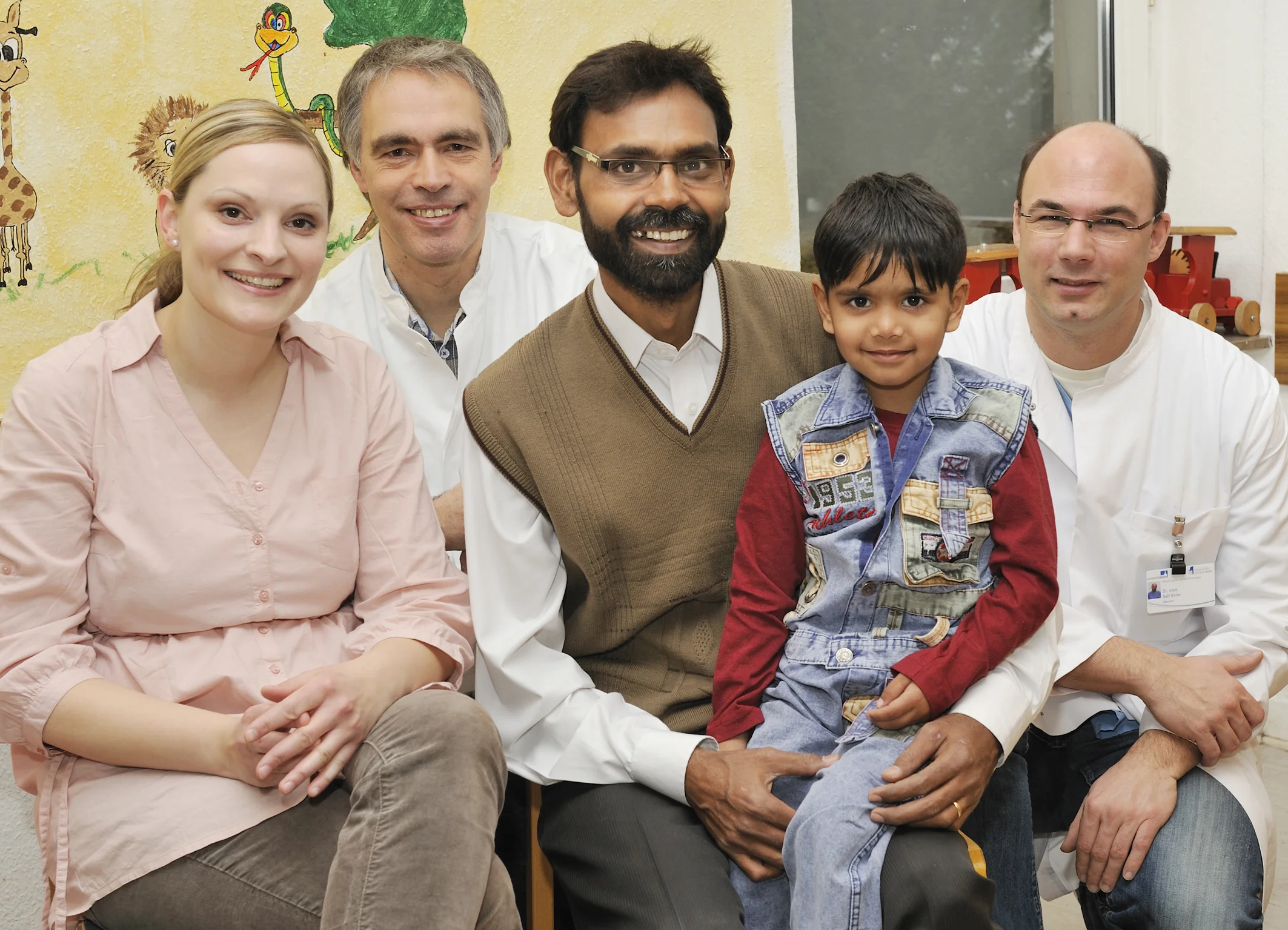 Ein glückliches Quintett: