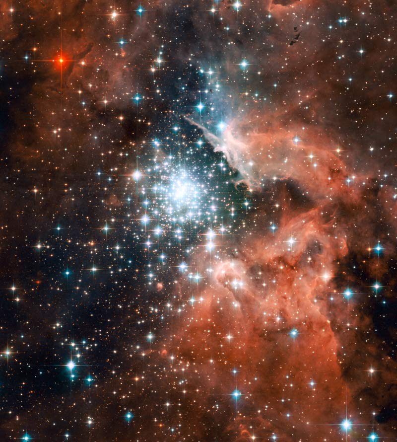 Der junge Sternhaufen NGC 3603