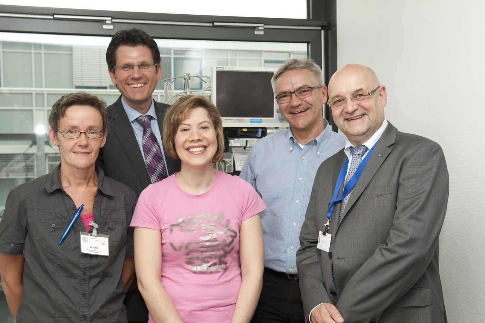 Freude über den gelungenen Start: