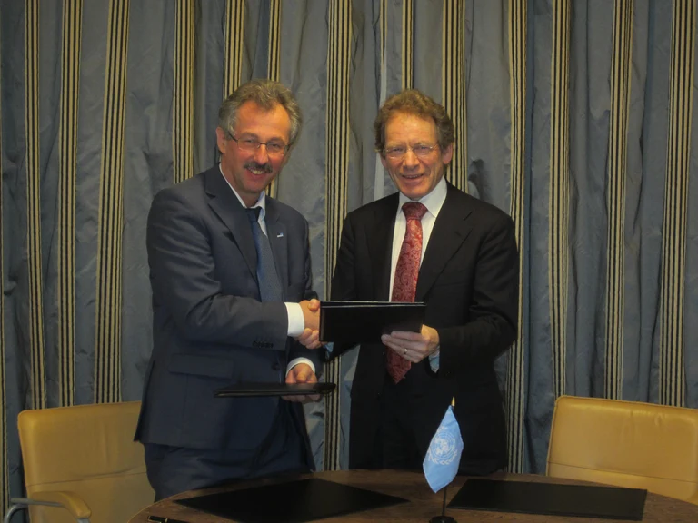 Die Rektoren der kooperierenden Universitäten am UN-Standort Bonn